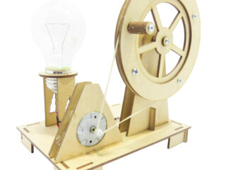 Generador eléctrico con manivela