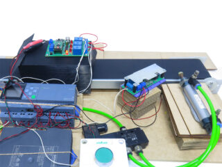 PROYECTO PLC : Faja Sensor de Color con Pistón